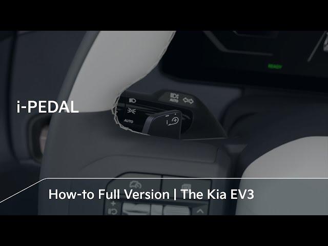 i-PEDAL | The Kia EV3