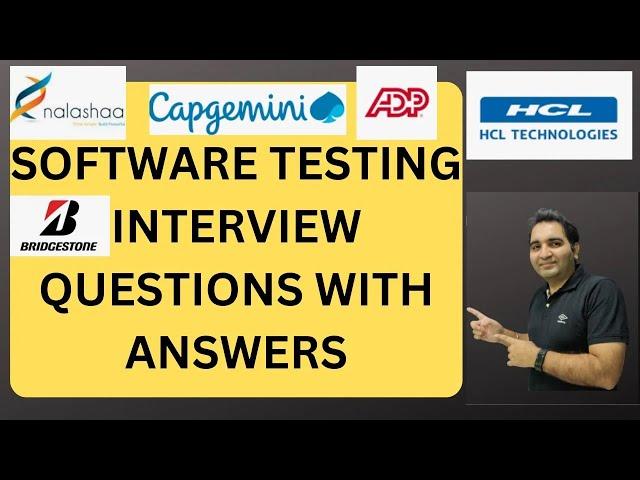 Software Testing Interview Questions and Answers | RD Automation Learning