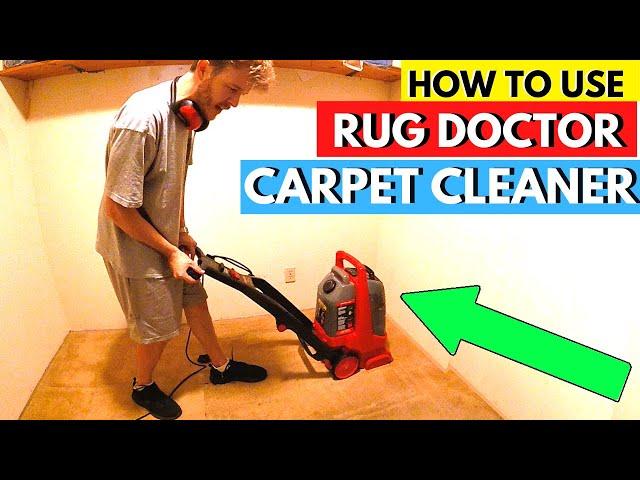 How To Use A Rug Doctor Carpet Cleaning Machine. Real Life DIY.