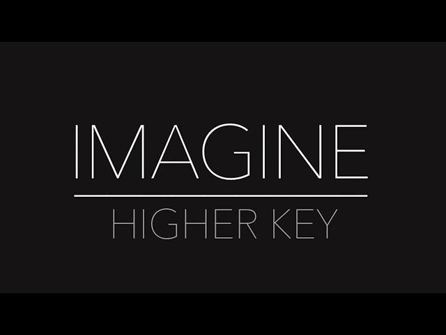 John Lennon   Imagine Karaoke Piano Higher Key SCALE