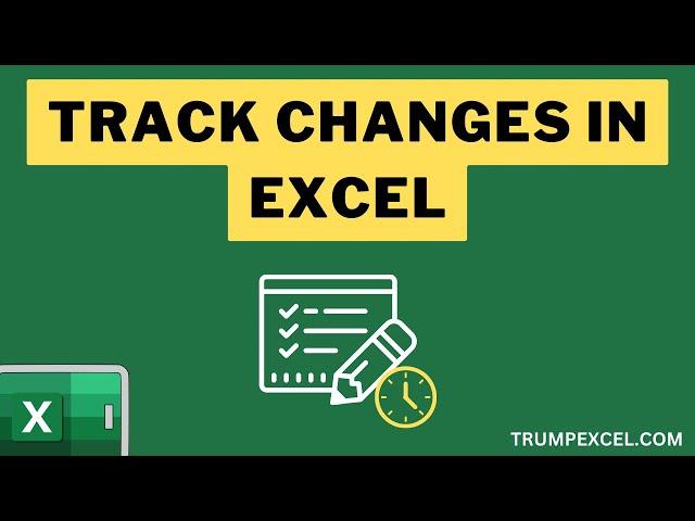 How to Track Changes in Excel