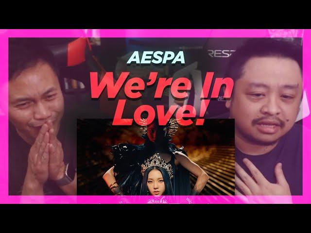 They are Amazing Reaction to aespa - BLACK MAMBA MV!