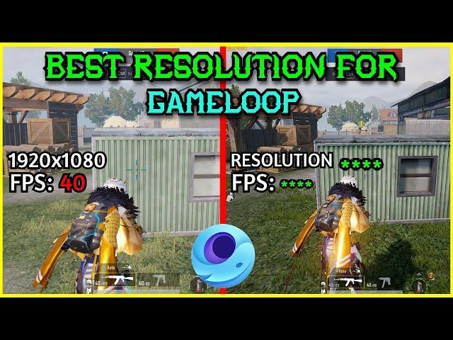 BEST RESOLUTION FOR GAMELOOP | PUBG MOBILE 3.4 NO LAG RESOLUTION | IPAD VIEW