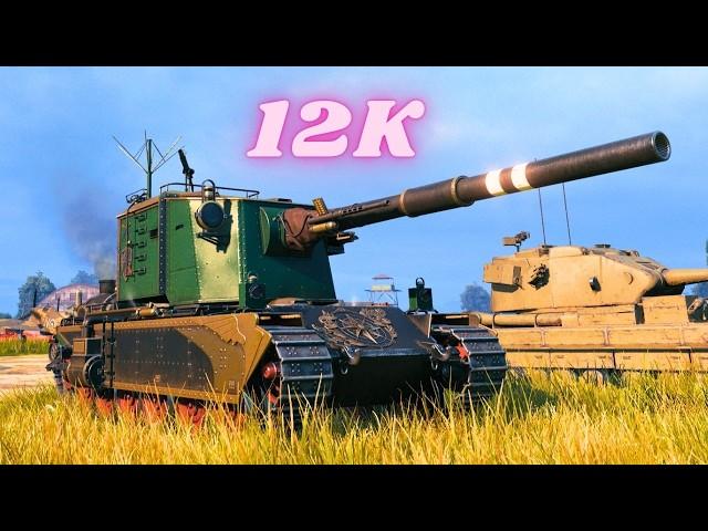 FV4005 Stage II  12K Damage & FV4005 Stage II  11K Damage World of Tanks #wot