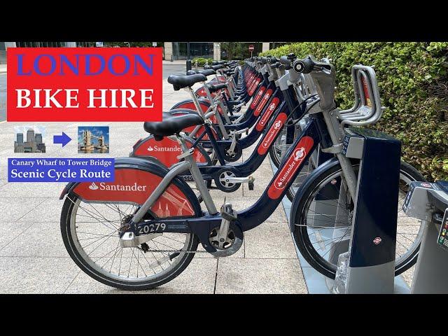 EP6 Seeing London: Boris Bike Hire and Canary Wharf to Tower Bridge Scenic Cycle Route