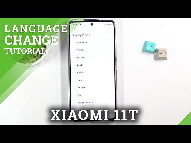 How to Change Language on XIAOMI 11T - Set Up Device Language