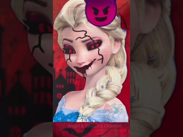 Frozen Elsa | Halloween‍️ | Bhoot | Ghost | Horror | Zombie | Cartoon | Scary | #shorts