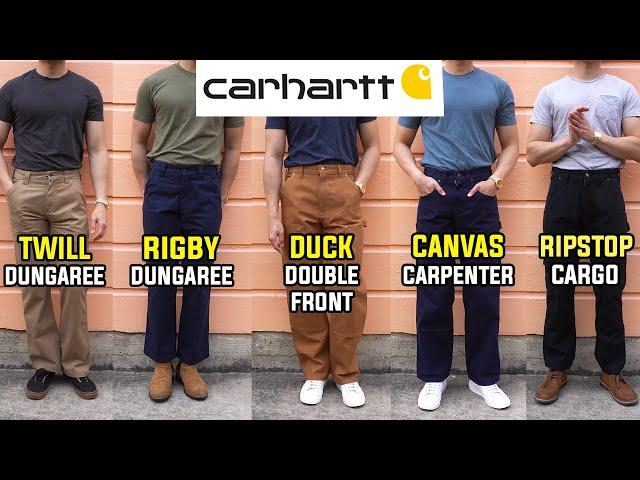COMPLETE Guide To Carhartt Work Pants (Double Front, Ripstop Cargo, Carpenter, Twill/Rigby Dungaree)