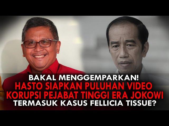 BAKAL MENGGEMPARKAN! HASTO SIAPKAN PULUHAN VIDEO KORUPSI PEJABAT TINGGI ERA JOKOWI