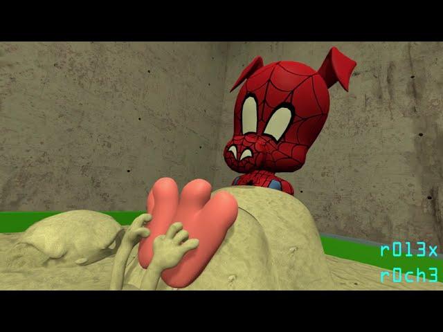 [TEN SECONDS OF TICKLE] - SPIDER-HAM AND THE SAND TICKLER