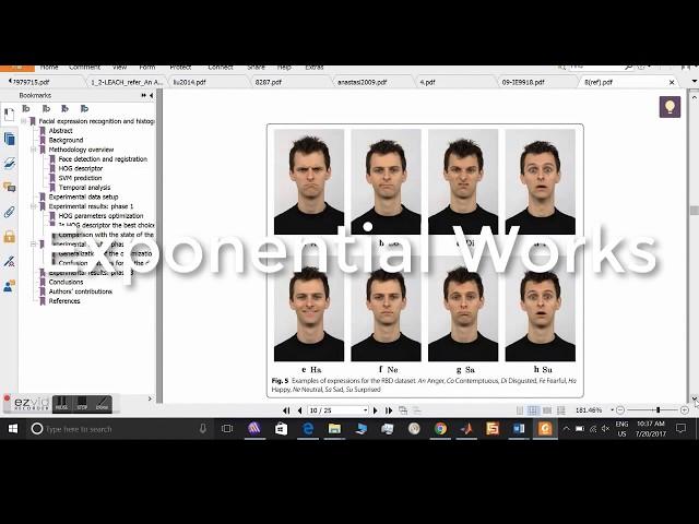 Facial Expression Recognition and Classification using MATLAB