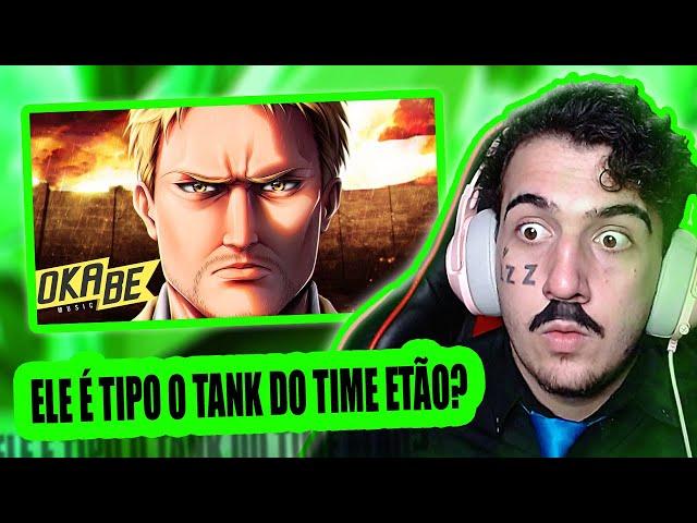 PASTOR REACT Reiner Braun (Shingeki no Kyojin) - Blindado Contra O Mundo | Okabe