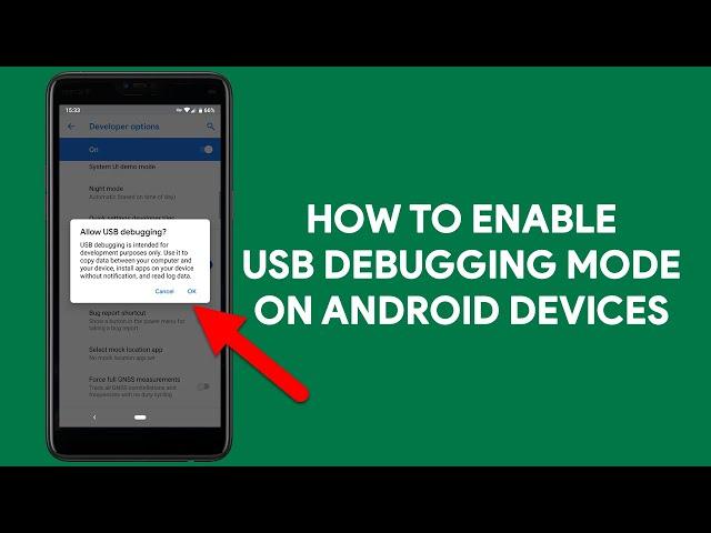 How To Enable USB Debugging Mode on Android Devices - [romshillzz]