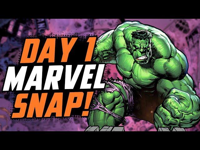 Day 1 of Marvel Snap! Learning to Play! Hulk, Iron Man, & more! | Marvel Snap