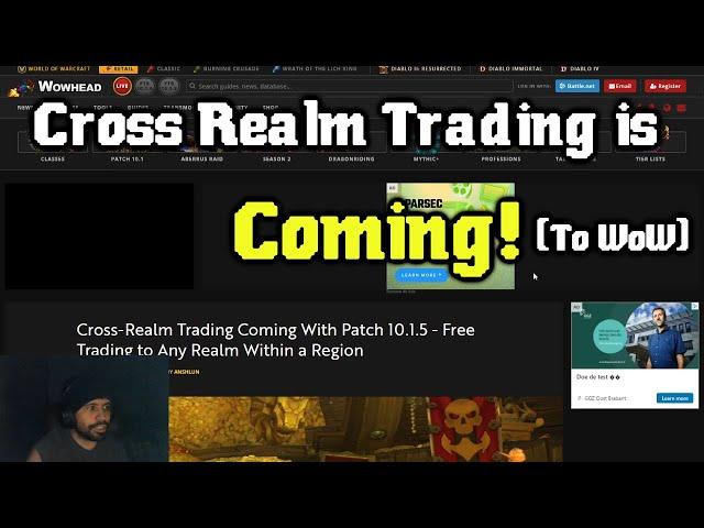 Cross Realm Trading  Coming To WoW - GD Reacts