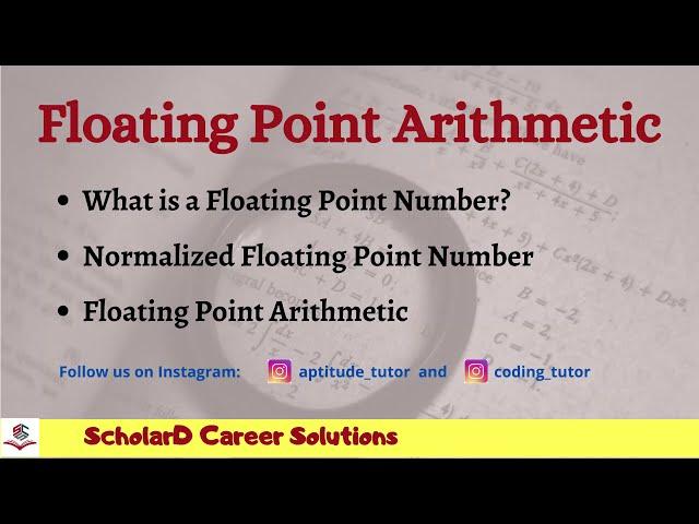 Numerical Computing | Floating Point Arithmetic | BCA | MCA #numericalanalysis #numericalmethods