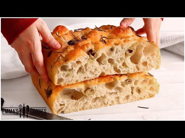 Big Bubble, NO-Knead Focaccia Bread | SOFT & EASY Focaccia!