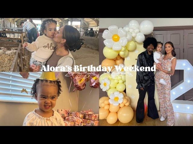 Alora’s Birthday Weekend | Groovy party, Lambing, 2nd Birthday Vlog