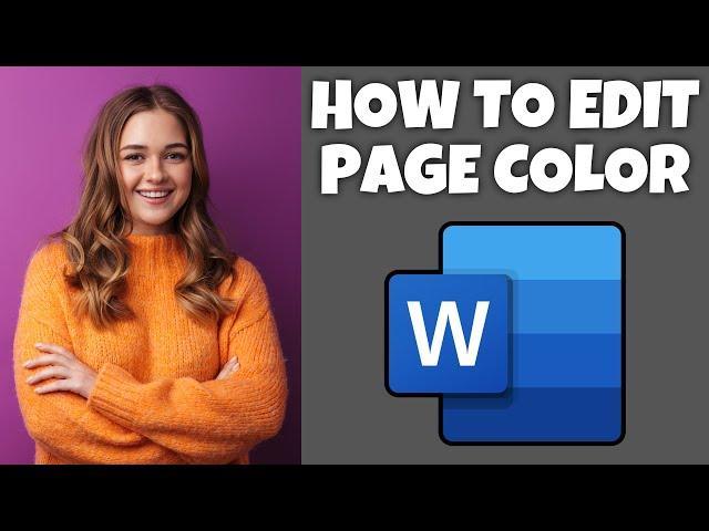 How To Change The Page Color In Microsoft Word | Step By Step Guide - Microsoft Word Tutorial