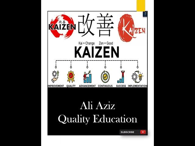 Kaizen Continuous Improvement | Ali Aziz Quality Education