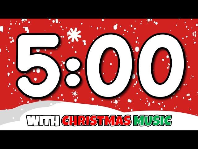 FIVE MINUTE CHRISTMAS TIMER WITH MUSIC