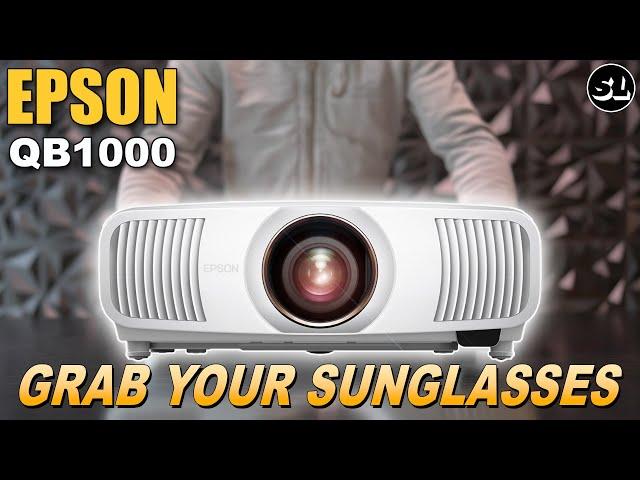 Incredibly BRIGHT! Epson QB1000 4K Laser Home Theater Projector