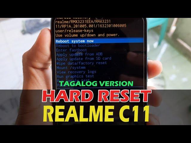 PAANO HARD RESET ANG REALME C11 | TAGALOG TIPS 2023