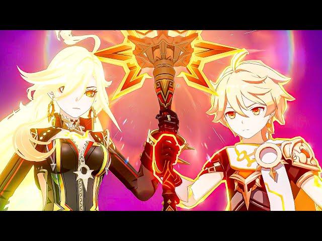 Genshin Impact 5.3 - Final Boss & Ending - Mavuika & Pyro Traveller vs Gosoythoth