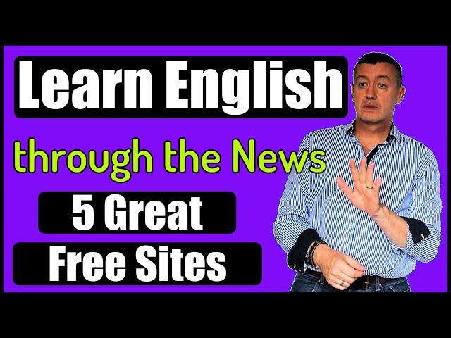 Learn English through the NEWS-5 great websites for teachers & students #learnEnglish