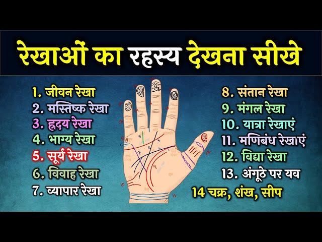 Learn Palmistry in 21 mins | hast rekha gyan | हाथों की रेखा कैसे देखते हैं | hastrekha kaise dekhe