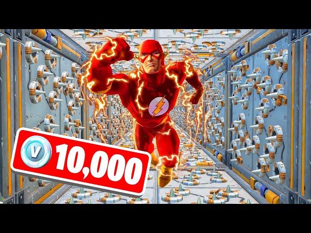 Finish This FLASH DEATHRUN To WIN 10,000 V-BUCKS! (Fortnite)