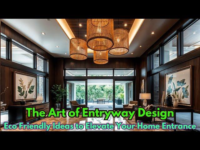 The Art of Entryway Design: Modern Entryway Trends 2024: Eco Friendly Ideas to Elevate Your Home