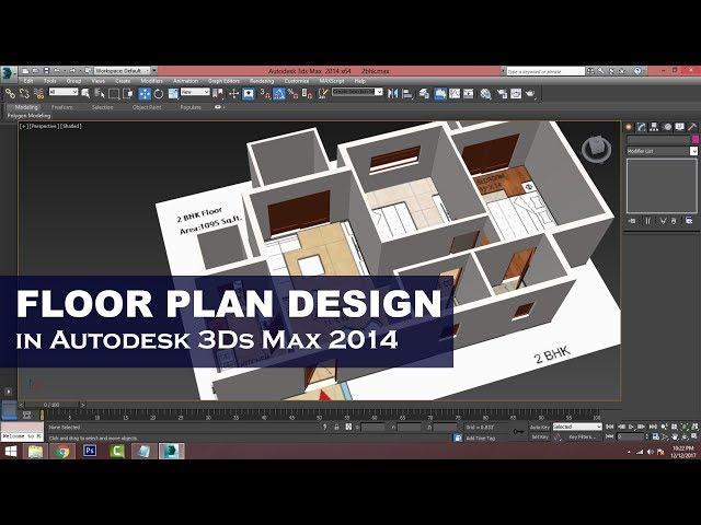 Easy Steps to Floor Plan Design | 3Ds Max Tutorial in Hindi | Allrounder Bhai