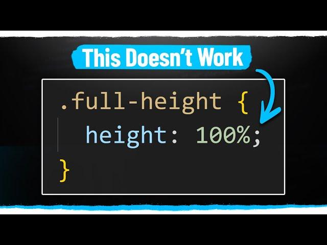 Are You Making These CSS Height Mistakes?