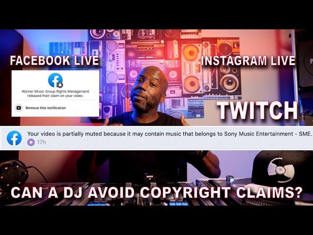 Can a DJ avoid COPYRIGHT CLAIMS on Instagram, Facebook & YouTube Live Streams?