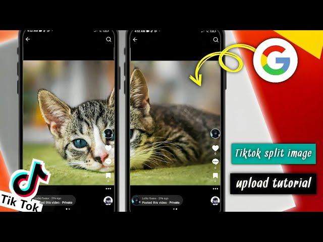 tiktok photo upload || How to upload split image on TikTok