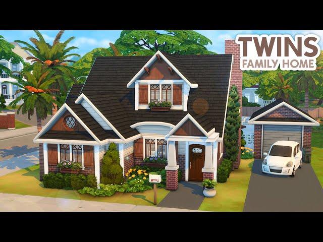 Twins Family Home // The Sims 4 Speed Build