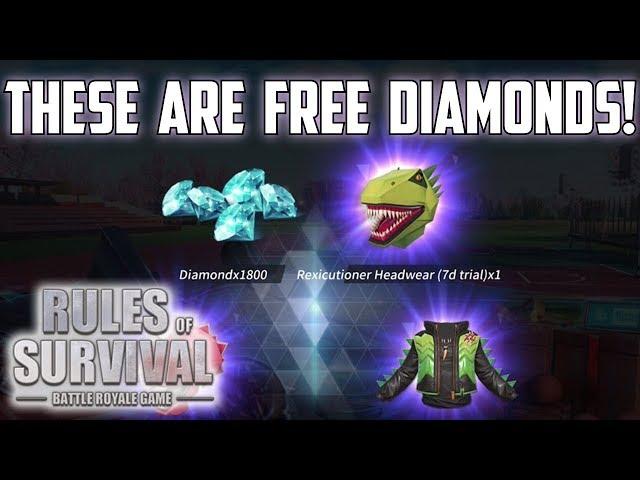 I GOT FREE DIAMONDS! - One Year Anniversary! - Rules of Survival