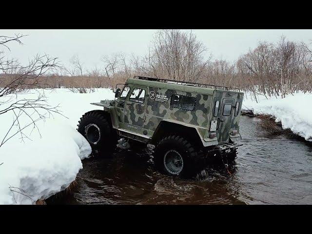 Вездеходы Север – SEVER TRUCKS – Камчатка, Налычево – видео от клиента