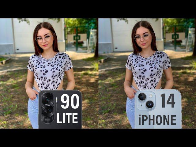 Honor 90 Lite 5G Vs iPhone 14 Camera Test Comparison