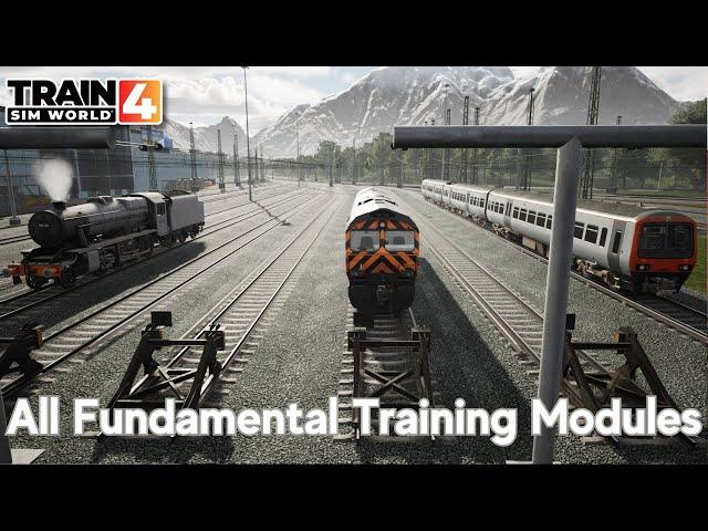 All Fundamental Training Modules - Training Center - First Look - Train Sim World 4