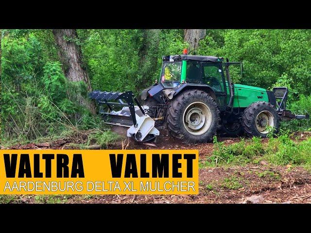 Aardenburg Delta XL 2250 Grizzly forestry mulcher - Valtra Valmet tractor