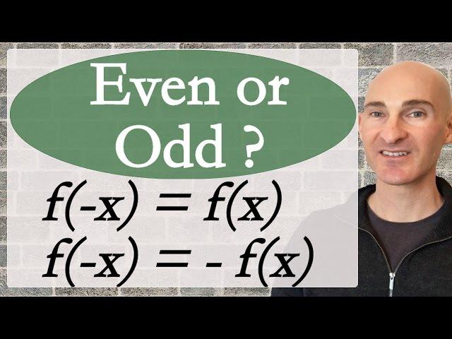 Is a Function Even or Odd?