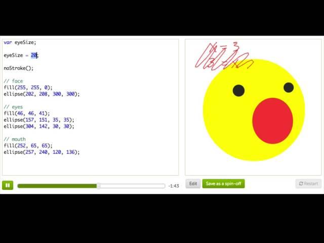 Intro to Variables | Computer Programming | Khan Academy