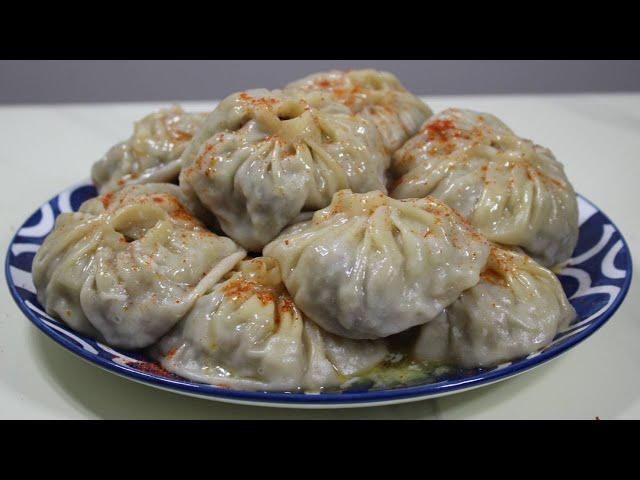 TAJIK MANTY ️Perfect Dough for MantiDumplings Khinkali️JUICY