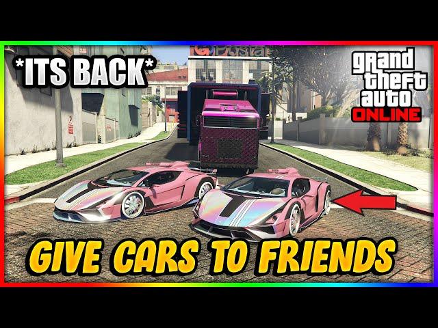 NEW & EASYGCTF ANY CAR GIVE CARS TO FRIENDS GLITCH GTA 5 ONLINE FREE CARS! (XBOX ONE/PS4)