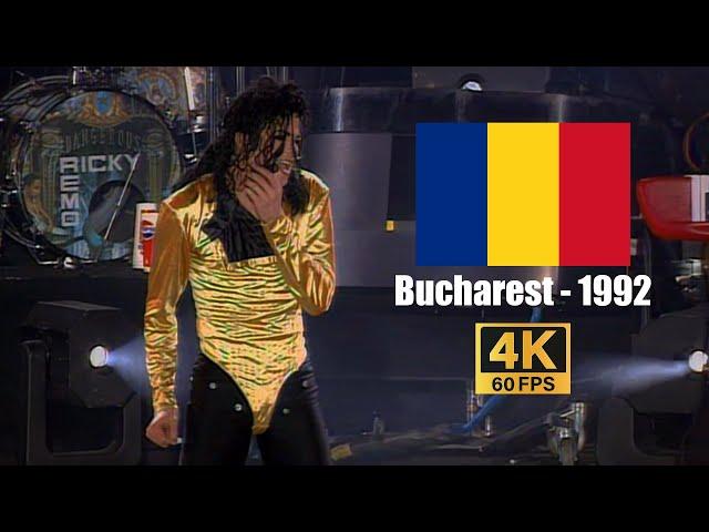 Michael Jackson | Wanna Be Startin' Something - Live in Bucharest October 1st, 1992 (4K60FPS)