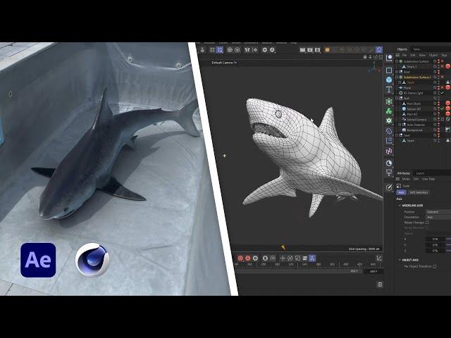 Making of VFX - Pool shark [C4D - After Effects]