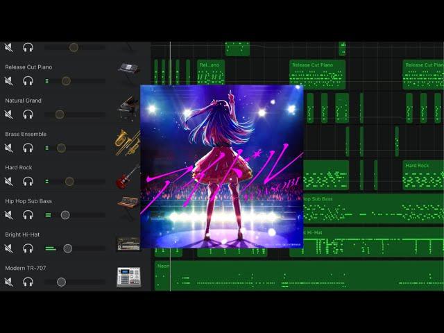 【伴奏公開】YOASOBI - アイドル idol GarageBand ガレージバンド （アニメ 『推しの子』主題歌）DTM