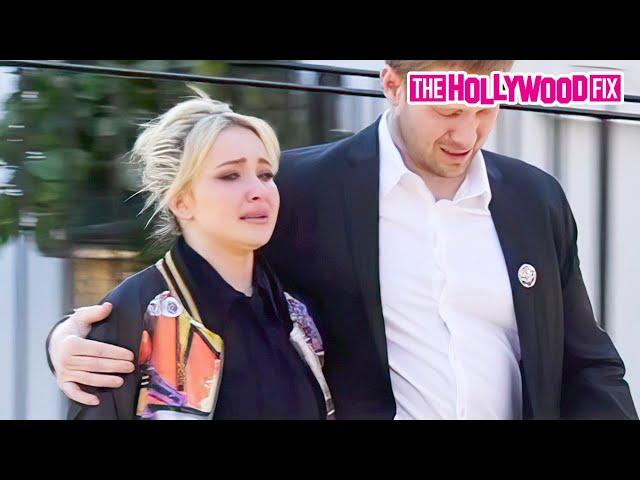 Hayden Panettiere Is Seen Crying & Being Emotional While Leaving Her Brother's FuneraI In New York